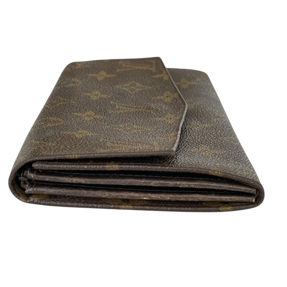 Louis Vuitton Classic Brown Monogram Wallet w COA - Picture 5 of 12
